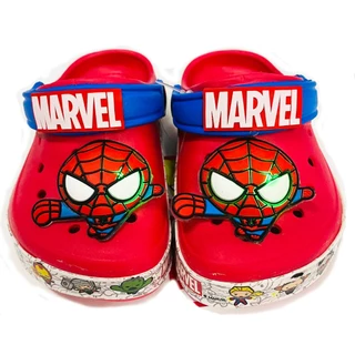 รอเท้าใหม่ล่าสุด รองเท้าเด็กหัวโต มีไฟ รัดส้น ลิขสิทธิ์ Marvel แท้ 100% พร้อมส่ง!!