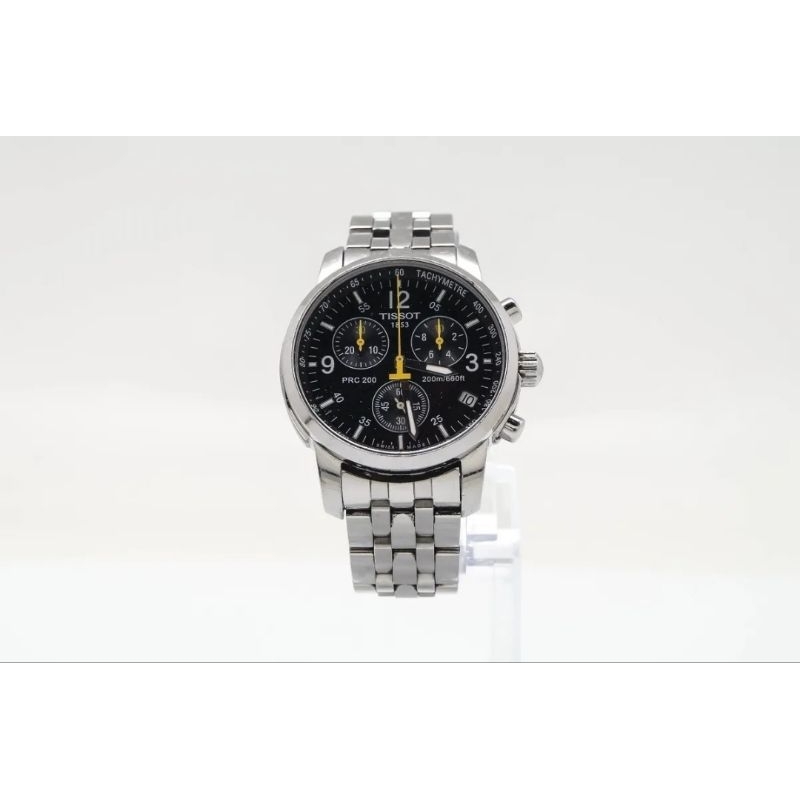 TISSOT Watches PRC 200 T461 นาฬิกาข้อมือหรู สมาร์ท สแตนเลส มือสอง ของแท้100% (No Box) สวยมาก จาก Sho