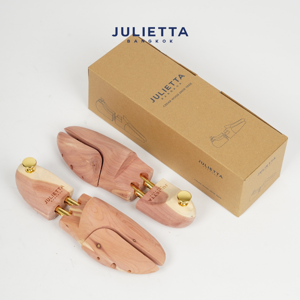 JULIETTA - ดันทรงรองเท้า Red Cedar Premium Shoe Tree (Gold Pin) หมุดทอง Redcedar from the USA.