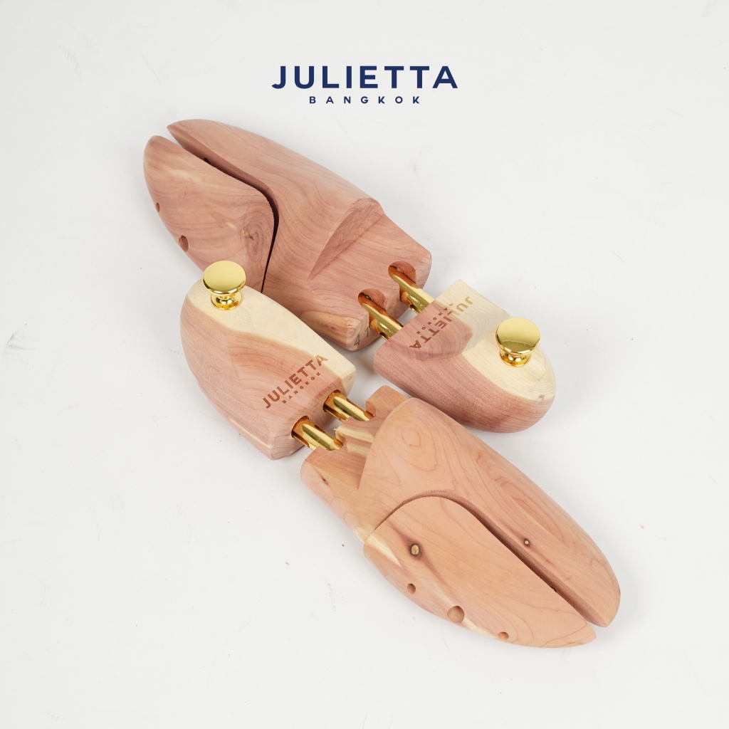 JULIETTA - ดันทรงรองเท้า Red Cedar Premium Shoe Tree (Gold Pin) หมุดทอง Redcedar from the USA.