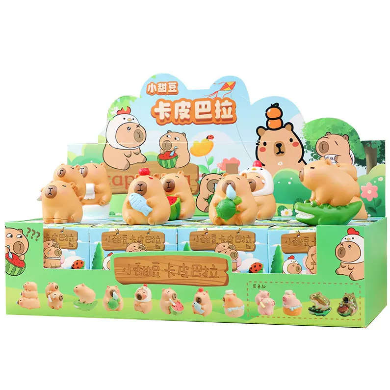 [พร้อมส่ง!!] กล่องสุ่ม capybara คาปิบาร่า สุดคิ๊ว (ราคาต่อ1สุ่ม)