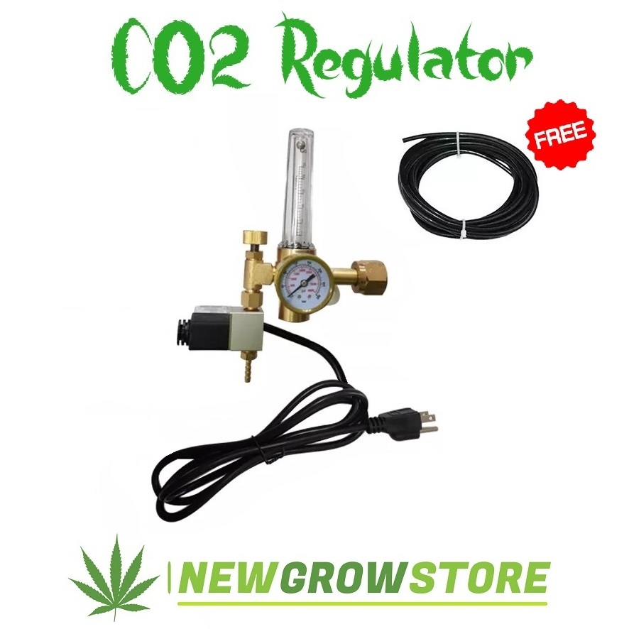 เครื่องวัดความดัน Co2 Regulator (cga320) ควบคุมการไหลของแก๊ส ตัวควบคุมการปล่อย CO2 co 2 Carbon valve พร้อมโซลินอยด์