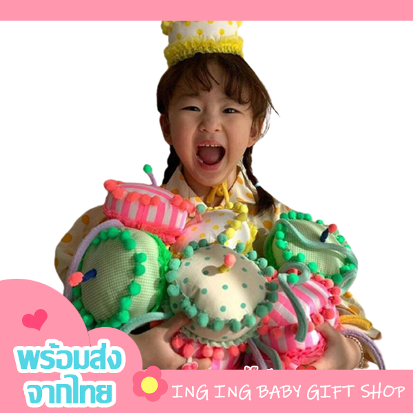 ✿พร้อมส่งจากไทย✿ คาดผมเค้ก 3เดือน- 8ปี หมวกเค้ก ฉลองวันเกิด Happy Birth Day
