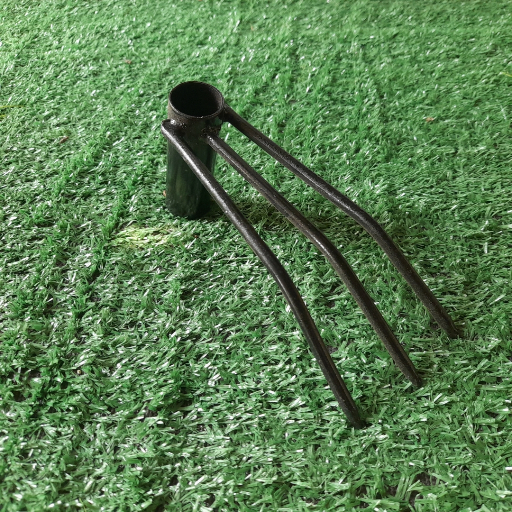 เหล็กซ่อมข้าว ขนาด 6 หุน (สีดำ)