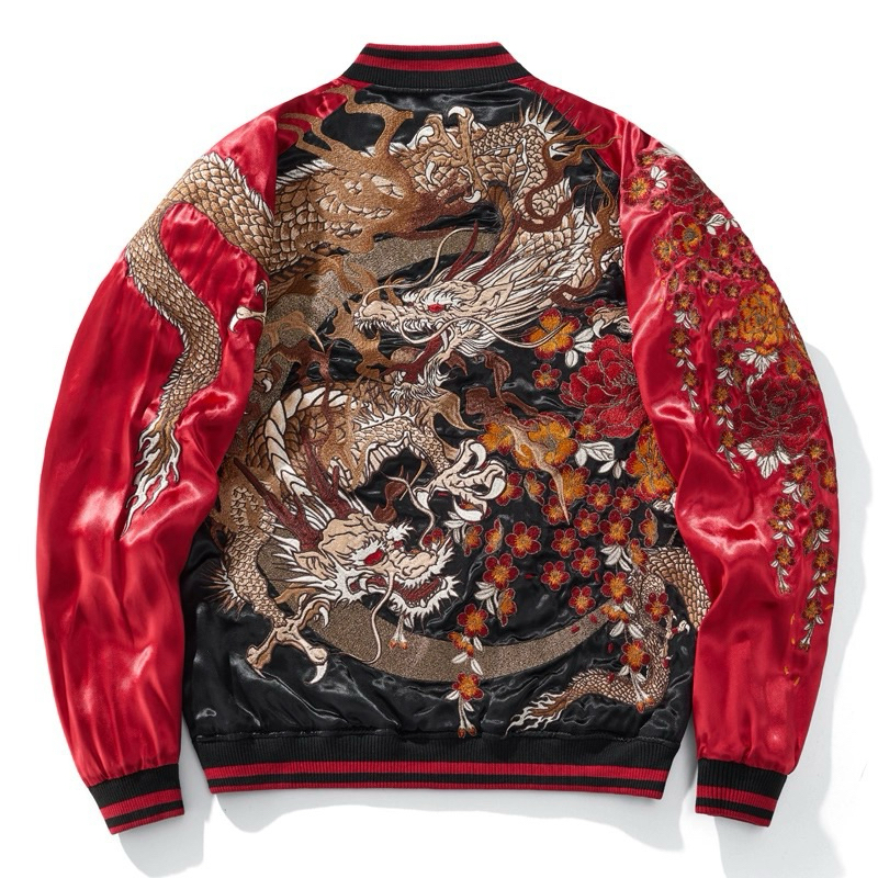 sukajan jacket เสื้อปักลายญี่ปุ่น เสื้อซูกะจัน เสื้อปักลายมังกร