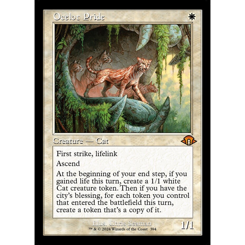 Ocelot Pride การ์ด Magic the Gathering [MTG] ของแท้ [MH3]