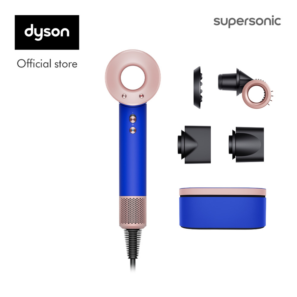 Dyson Supersonic ™ Hair Dryer HD15 (Blue/Blush) with with Presentation Case ไดร์เป่าผม สี บลูบลัช