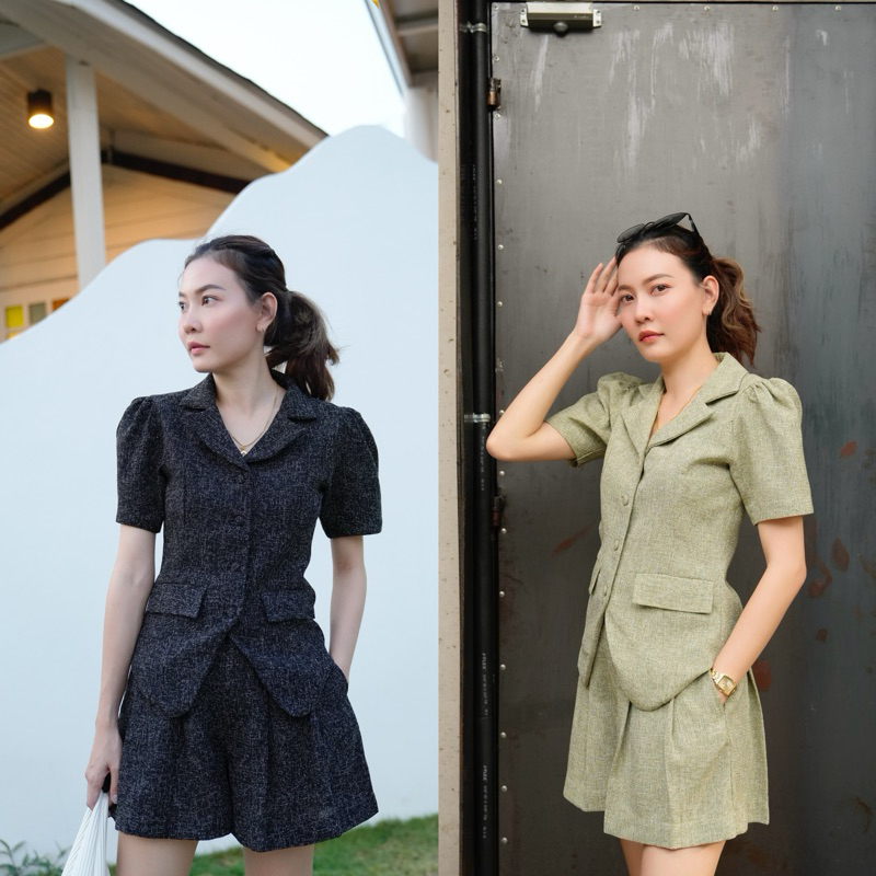 Anne Tweed Set ชุด Set สุด Cute