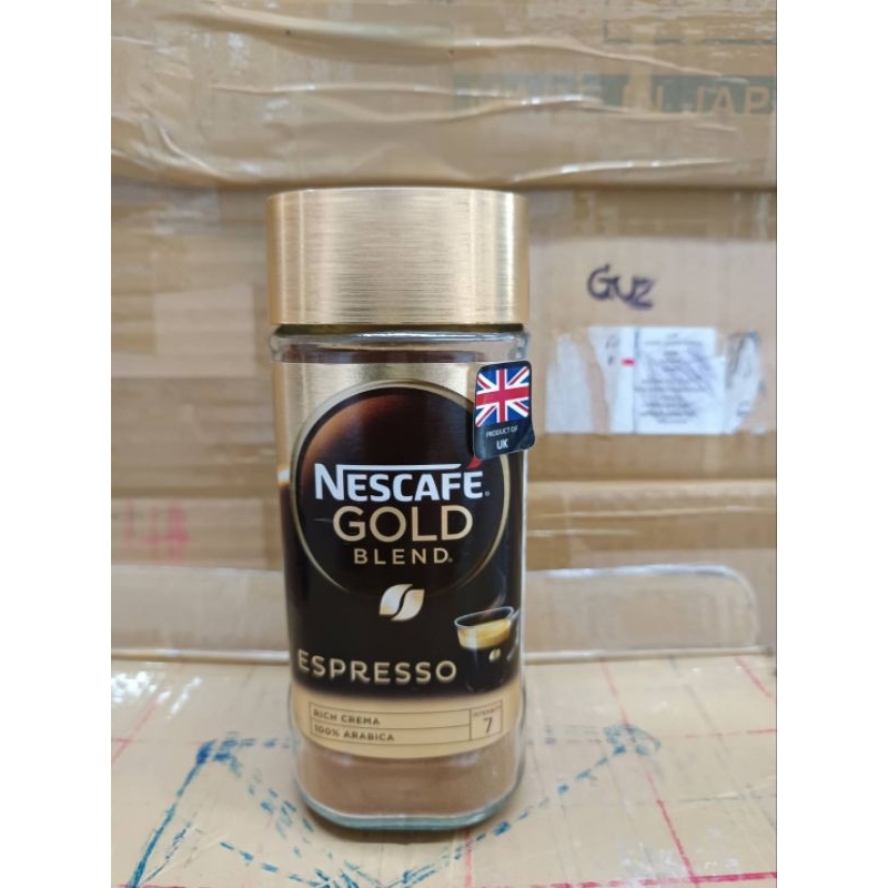 Nescafe gold blend espresso 95g.product of uk exp 02/2026