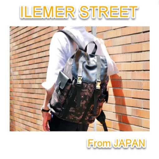 ILEMER STREET กระเป๋า เป้สะพายหลัง ลิขสิทธิ์แท้ นำเข้าจากญี่ปุ่น Back Pack (มือสอง)