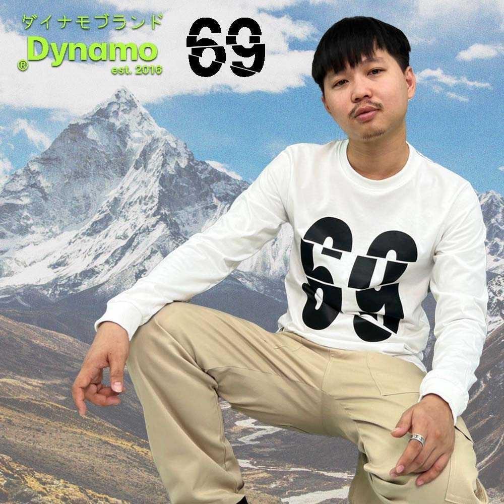 เสื้อยืดวินเทจ Dynamo 69 จั้มแขน หญิงชายใส่ได้ แขนยาว