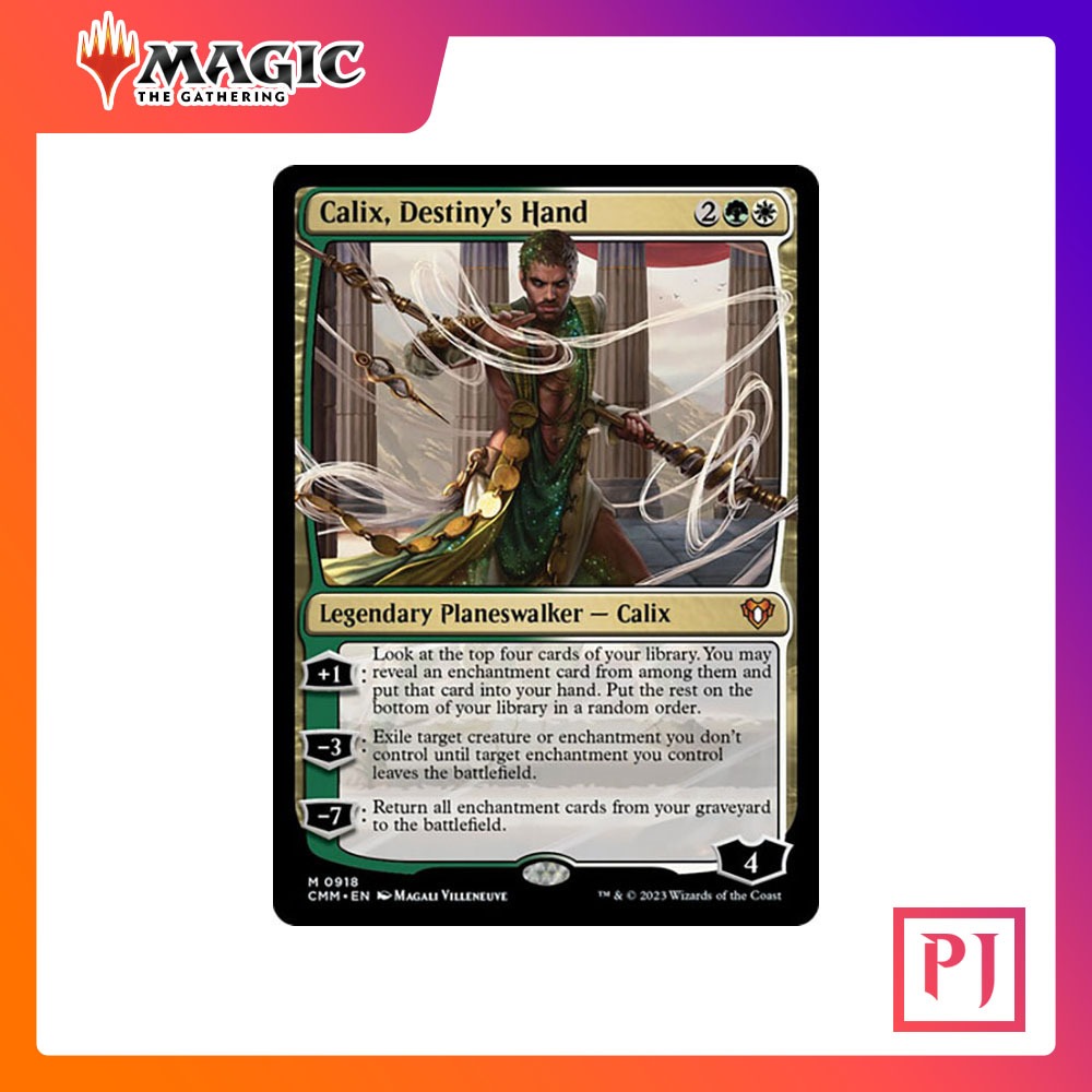 [MTG] Calix, Destiny's Hand [CMM] [MULTI] [MYTHIC] [NORMAL] [ENG] (การ์ดเมจิค / Magic the Gathering)