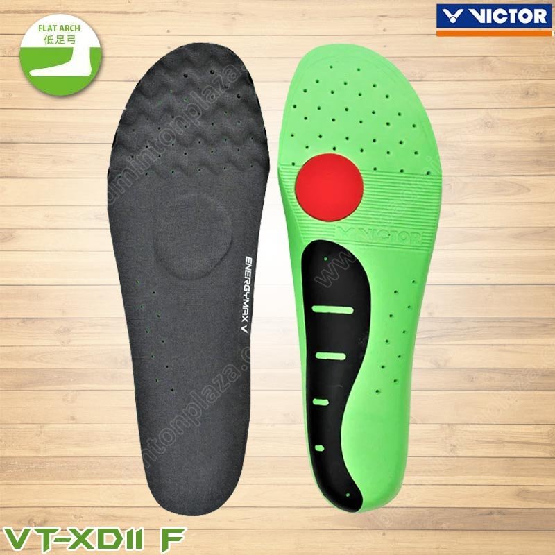 【 ของแท้ % 】แผ่นรองพื้นรองเท้าด้านในวิคเตอร์ รุ่น VT-XD11H อุ้งเท้าแบน (VT-XD11F)