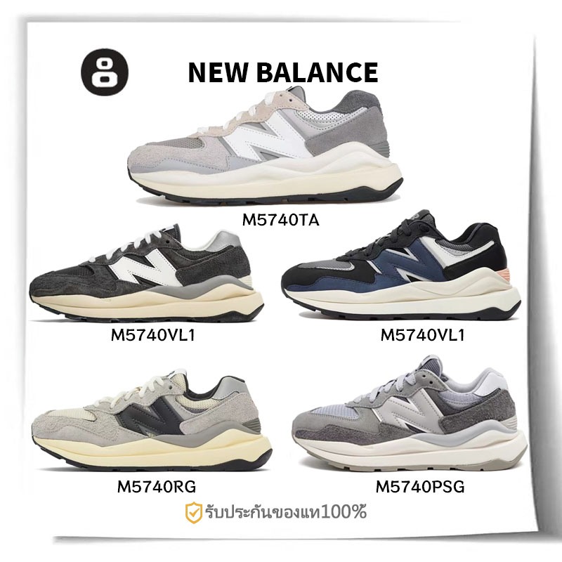 New Balance nb 5740 M5740TA M5740VL1 W5740LB M5740RG M5740PSG รองเท้าผ้าใบสำหรับผู้ชาย และผู้หญิง （ข