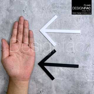 ป้ายลูกศรบอกทาง พร้อมส่ง ป้ายลูกศรอะคริลิคบอกทางติดได้ซ้าย ข…