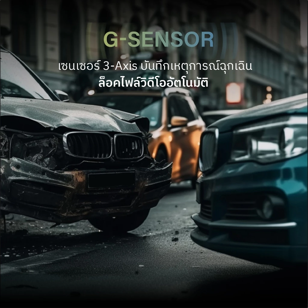 HP F491X DASHCAM กล้องติดรถยนต์ กล้องหน้า-หลัง 2K sensor GPS WiFi รับประกันสินค้า 2 ปี thumbnail 5