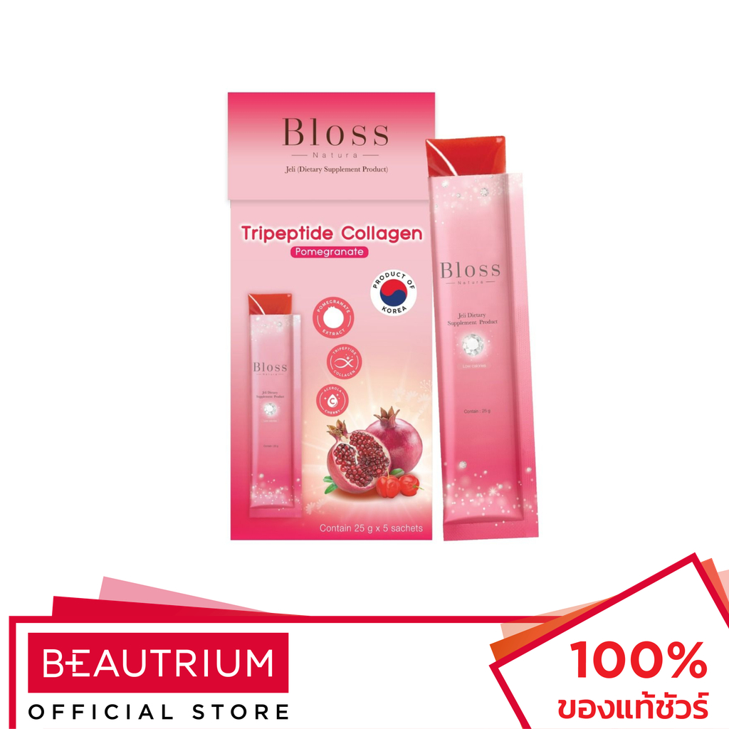 BLOSS NATURA Jeli Dieatary Aura Booster ผลิตภัณฑ์เสริมอาหาร 25g x 10sachets