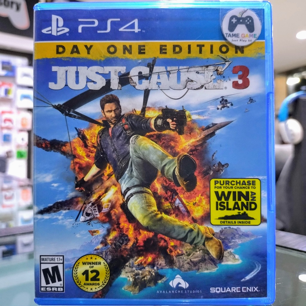 (ภาษาอังกฤษ) มือ2 PS4 Just Cause 3 แผ่นPS4 เกมPS4 มือสอง (เล่นกับ PS5 ได้ justcause 3)