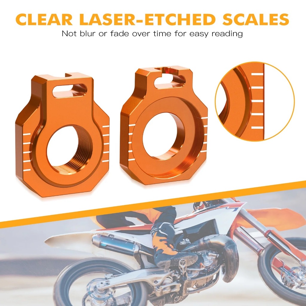 NiceCNC ปรับโซ่ล้อหบัง for KTM 125 250 300 350 400 450 500 XC/SX/XCF/SXF 2023 2024