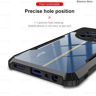 HHL เคสหลังใส ขอบสี Oppo Realme 12 Pro Plus / Realme 11 11X เคสใสกันกระแทก ใช้สำหรับ ออปโป้ เรียลมี12Pro 12Proplus