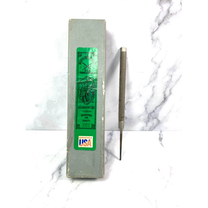 (ราคาอันละ 390 บาท) NICHOLSON ตะไบท้องปลิง 4-3/8” MADE IN U.S.A. หายาก(34-HR4US)