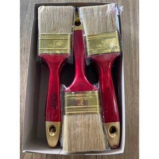 แปรงทาสีขนาด2นิ้ว(ยกโหล)ด้ามแดง ยี่ห้อคินโซ่ (KINZO) ราคาถูก…