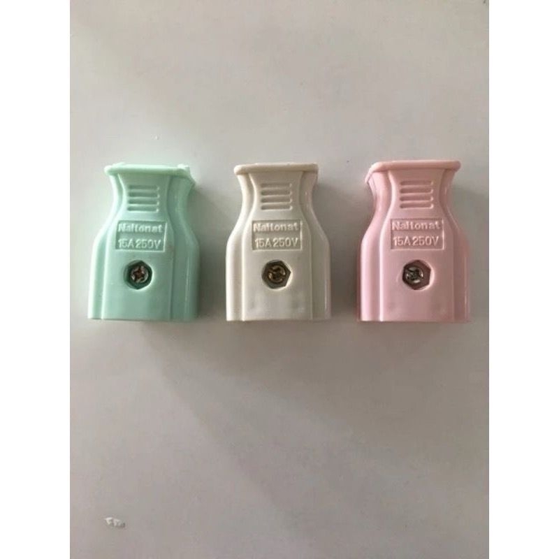 ปลั๊กตัวเมีย ตัวเมีย ขาแบน รุ่นถูก ส่งคละสี