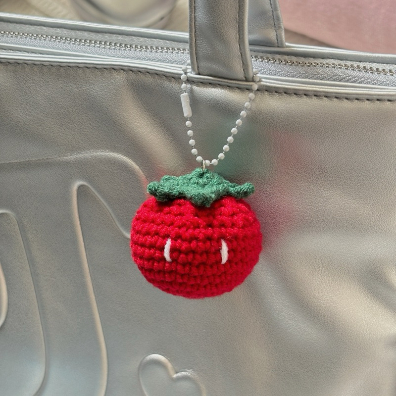 พร้อมส่ง Keychain Tomato🍅 | พวงกุญแจมะเขือเทศ ตกแต่งกระเป๋า