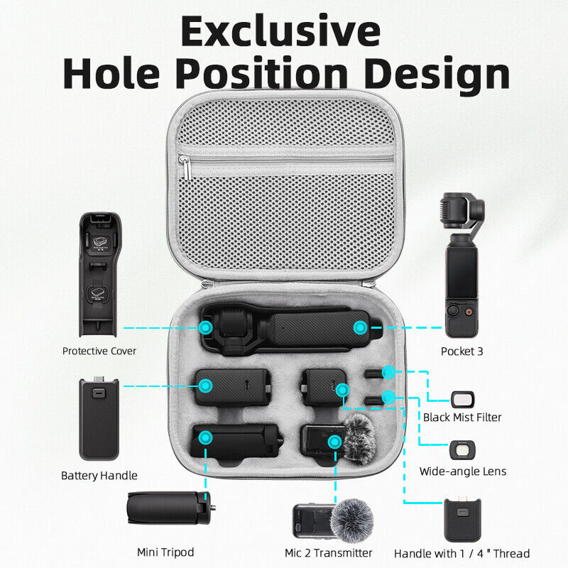 BRDRC กระเป๋าเก็บกล้อง DJI OSMO POCKET 3