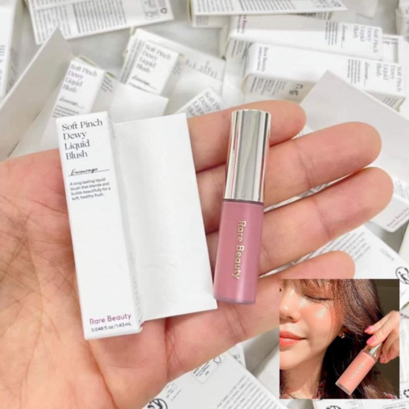 Rare Beauty Soft Pinch Liquid Blush | สี Encourage ขนาด 1.4ml มีกล่อง