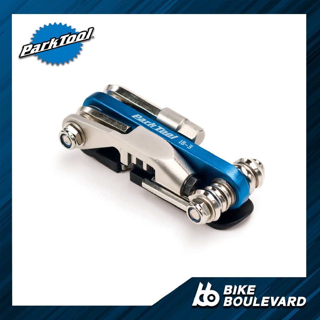 PARK TOOL IB-3 เครื่องมือพับอเนกประสงค์ หัวหกเหลี่ยมขนาด 1.5, 2, 2.5, 3, 4, 5, 6 และ 8 mm ประแจพกพา ไขควงอเนกประสงค์