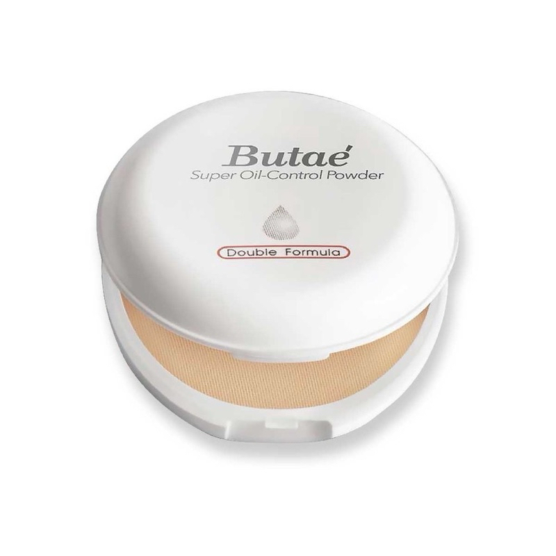 *ตลับขาว* (แพ็คเก็จใหม่) Butae แป้ง บูเต้ แป้งผสมรองพื้น : Butae Super Oil-Control Powder Double Formula