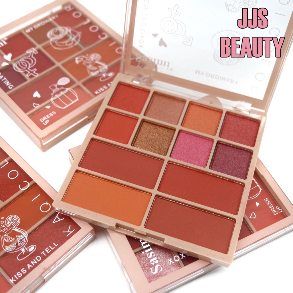 ซื้อ SASIMI Eyeshadow & Blusher Palette อายแชโดว์และบลัชออน สีชัด เนียนละเอียด เกลี่ยง่าย 12สี