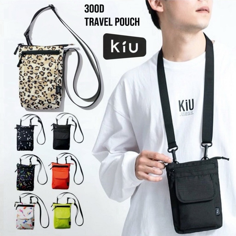 Kiu 300D travel pouch กระเป๋าครอสบอดี้ผ้าไนลอน