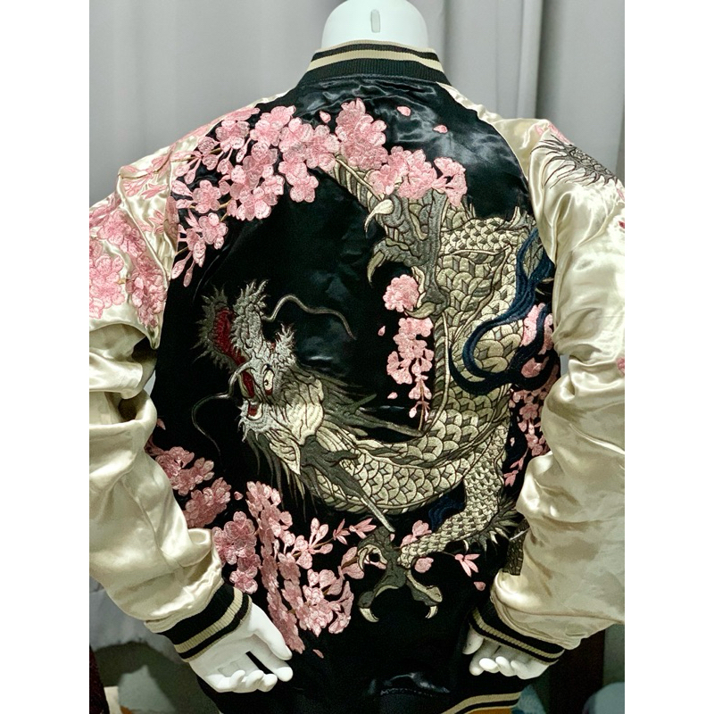 เสื้อ sukajan jacket เสื้อปักลายญี่ปุ่น เสื้อซูกะจัน เสื้อปักลายมังกร