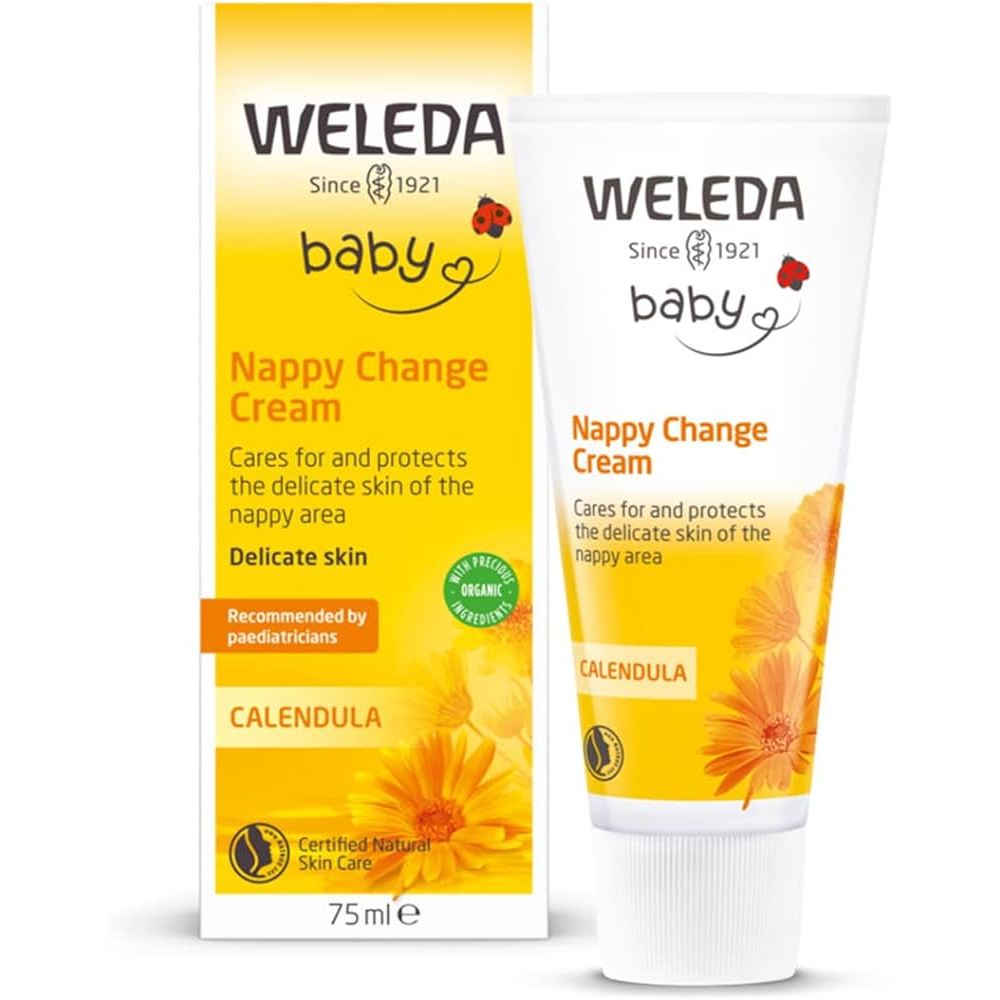 พร้อมส่ง ของแท้ Weleda Baby Calendula Nappy Change Cream (75ml)/ White Mellow Nappy Cream (50ml)