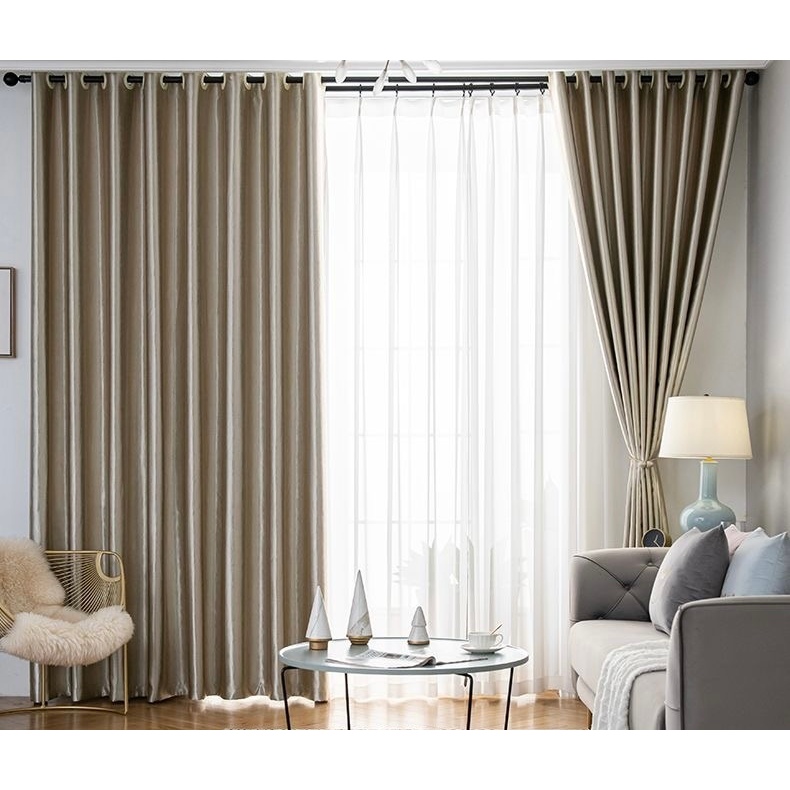 แนะนำ ผ้าม่าน ผ้าม่าน Blackout90%กันแสงยูวี ผ้าตาไก่ กันร้อน ห้องนอน พาร์ทิชันห้อง ม่าน มีหลายขนาดให้เลือก ราคาพิเศษ มีเก็บเงินปลายทาง