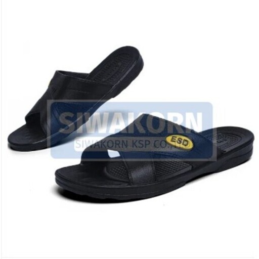 รองเท้าแตะ ESD SPU SLIPPER LOGO YELLOW #รองเท้า ESD โลโก้เหลือง   ( ออกใบกำกับภาษีได้ )