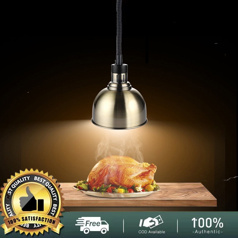 Stainless steel ยืดไสลด์ ไฟส่องอาหา ห้องรับประทานอาหาร heat lamp สแตนเลส ไฟอุ่นอาหาร  อาหาร ฮิตเตอร์ อุ่นอาหาร โคมไฟ new ราคา ถูกที่สุด ดีลบีเคเค แกลเลอรีภาพที่ 8