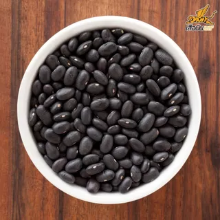 ถั่วดำดิบญี่ปุ่น 500 กรัม ตราเสือบิน | (Black Beans)