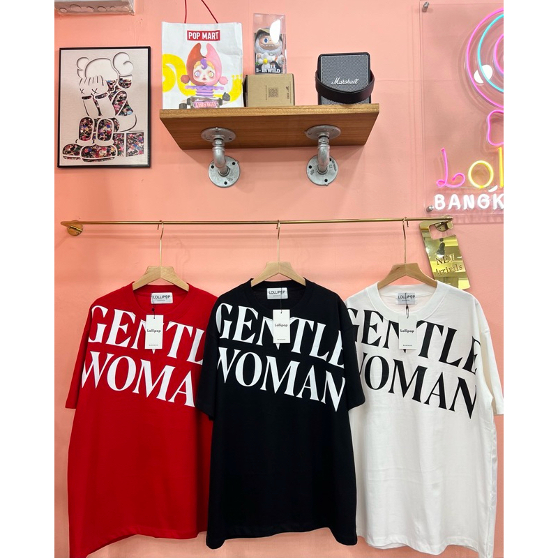 เสื้อยืดลาย Gentle Woma n (หลายลาย)