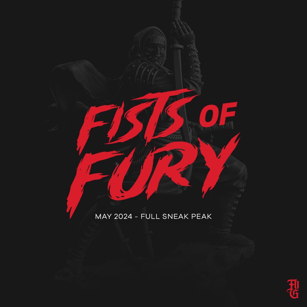 Fist of Fury - โมเดลสำหรับ DnD miniaature, and other RPG's