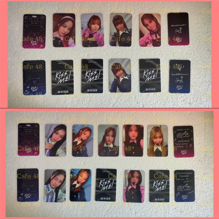 [ ลดราคา ] เซลฟี่ การ์ด Kiss Me (2/4) BNK48 Pink Blue ซัทจัง พีค Bnk ซิง16 ให้ฉันได้รู้ Selfie Card