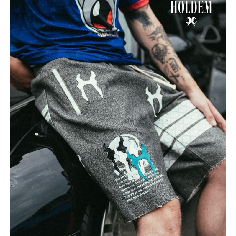 พร้อมส่ง ของแท้ 💯 กางเกง Holdem  Grey Wool Sweatshorts