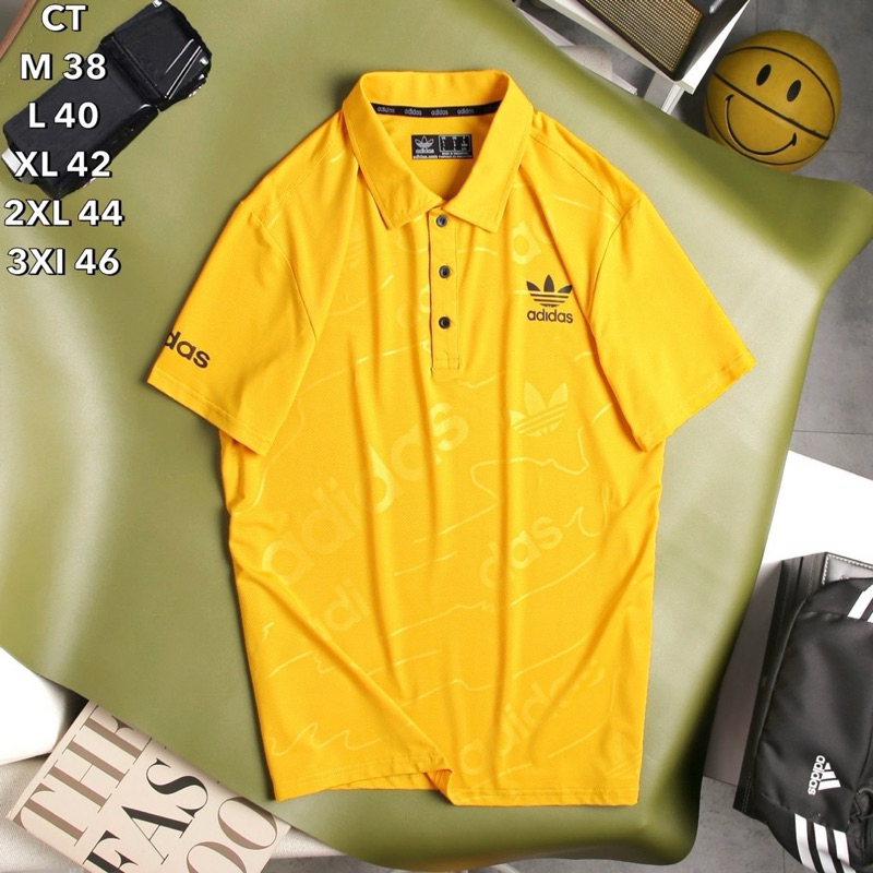 เสื้อโปโลผู้ชาย คอปกแขนสั้น ตีกอล์ฟ ใส่ลำลอง polo A1