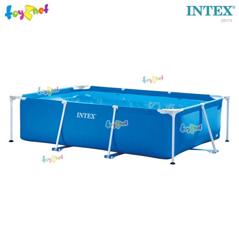 Intex สระน้ำเฟรมพูล สี่เหลี่ยม 2.6x1.6x0.65 ม. รุ่น 28271