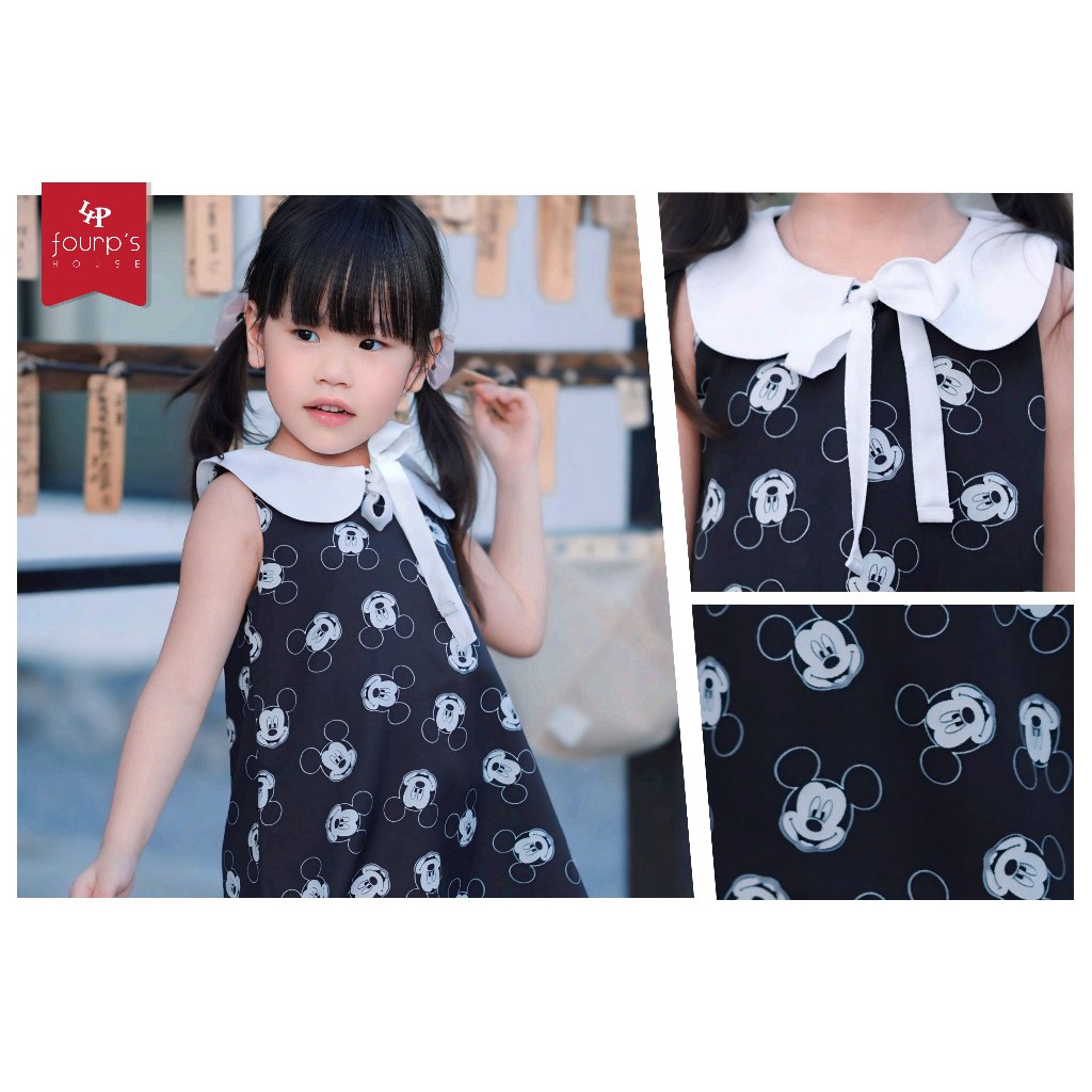 MICKEY :   101051  เดรสเด็กผู้หญิงลิขสิทธิ์แท้