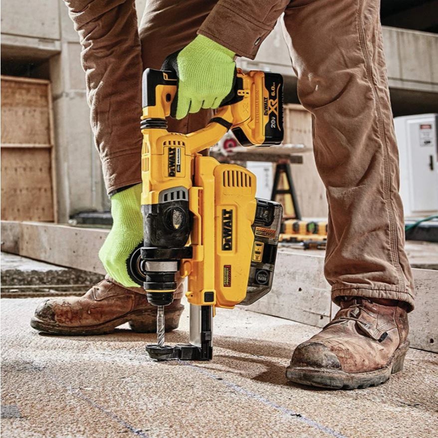 DEWALT เครื่องดูดฝุ่นสำหรับสว่านโรตารี่ไร้สายรุ่นDCH263 รุ่น DWH205DH