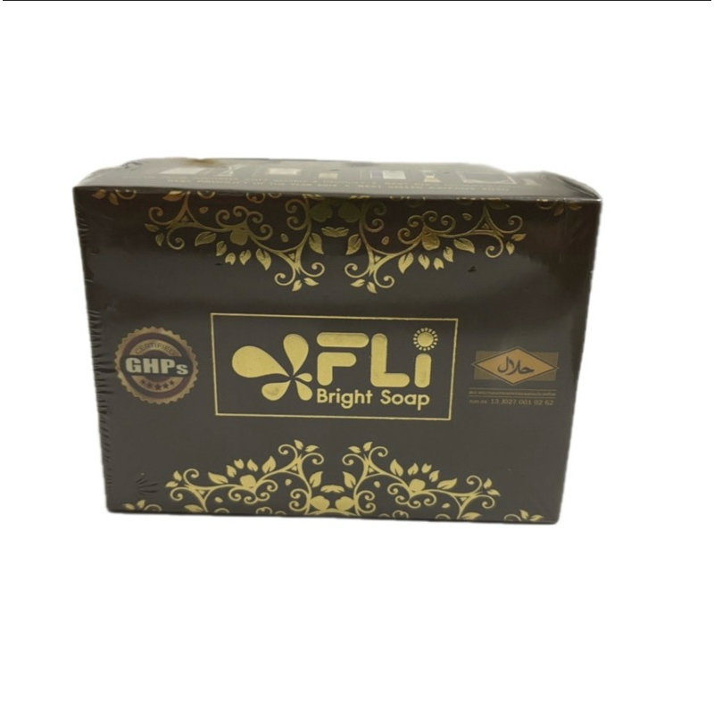 Fli Bright สบู่สมุนไพรบำรุงผิว  120 กรัม โปร1 ก้อน(อย่าลืมเก็บโค้ดส่งฟรี)