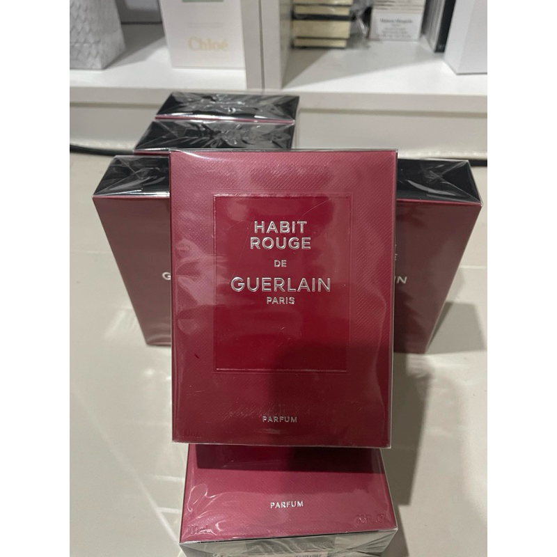 [น้ำหอมแท้ 💯] Guerlain Habit rouge Parfum 100ml กล่องซีล (Full box)